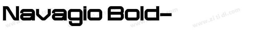 Navagio Bold字体转换